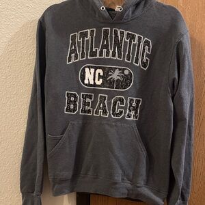 Gray Atlantic Beach Hoodie